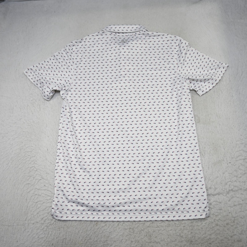 Vineyard Vines Performance Golf Polo Wicking Short Sleeve Mens Size Medium - Picture 9 of 9